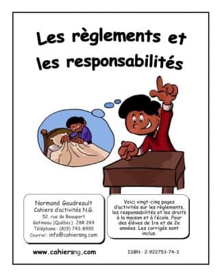 Règlements et responsabilités (1re/2e)