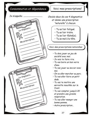 Carnet de santé (2e année) - Une prescription