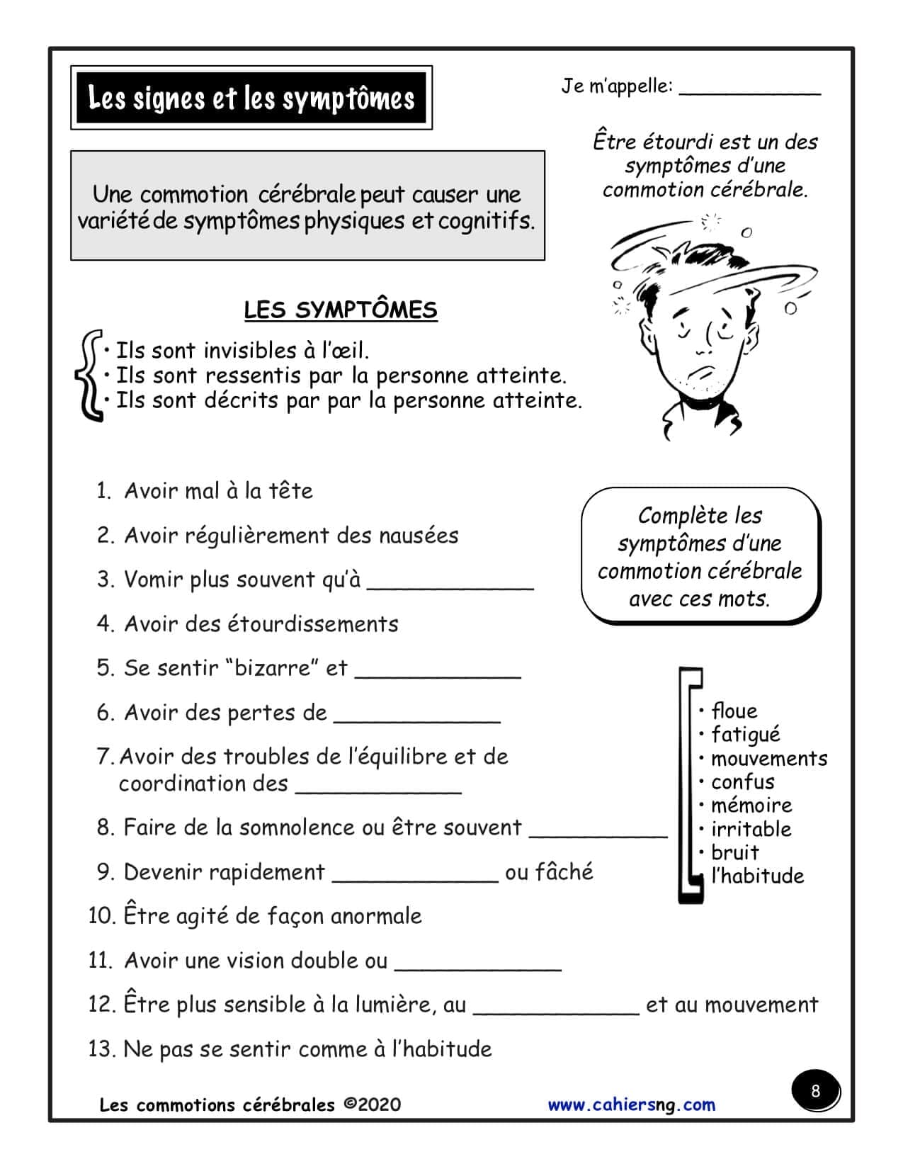 Les commotions cérébrales - PDF - (7e/8e) – Image 3