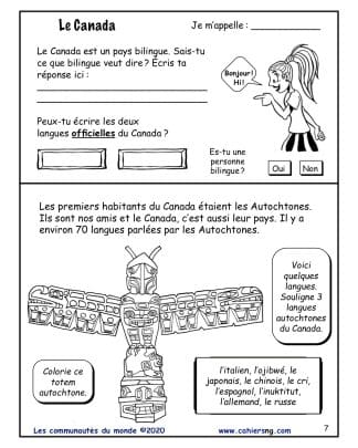 Communautés du monde (2e/3e) - Le Canada