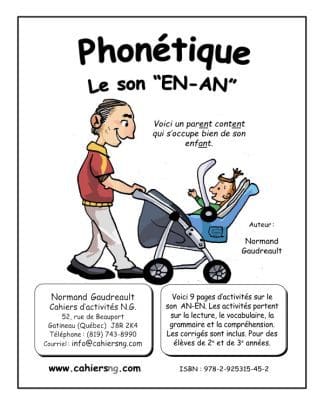 Phonétique - Le son AN-EN  (2e/3e années) - NOUVEAUTÉ !
