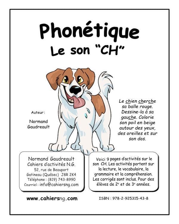 Phonétique - Le son CH (2e/3e années) - NOUVEAUTÉ !