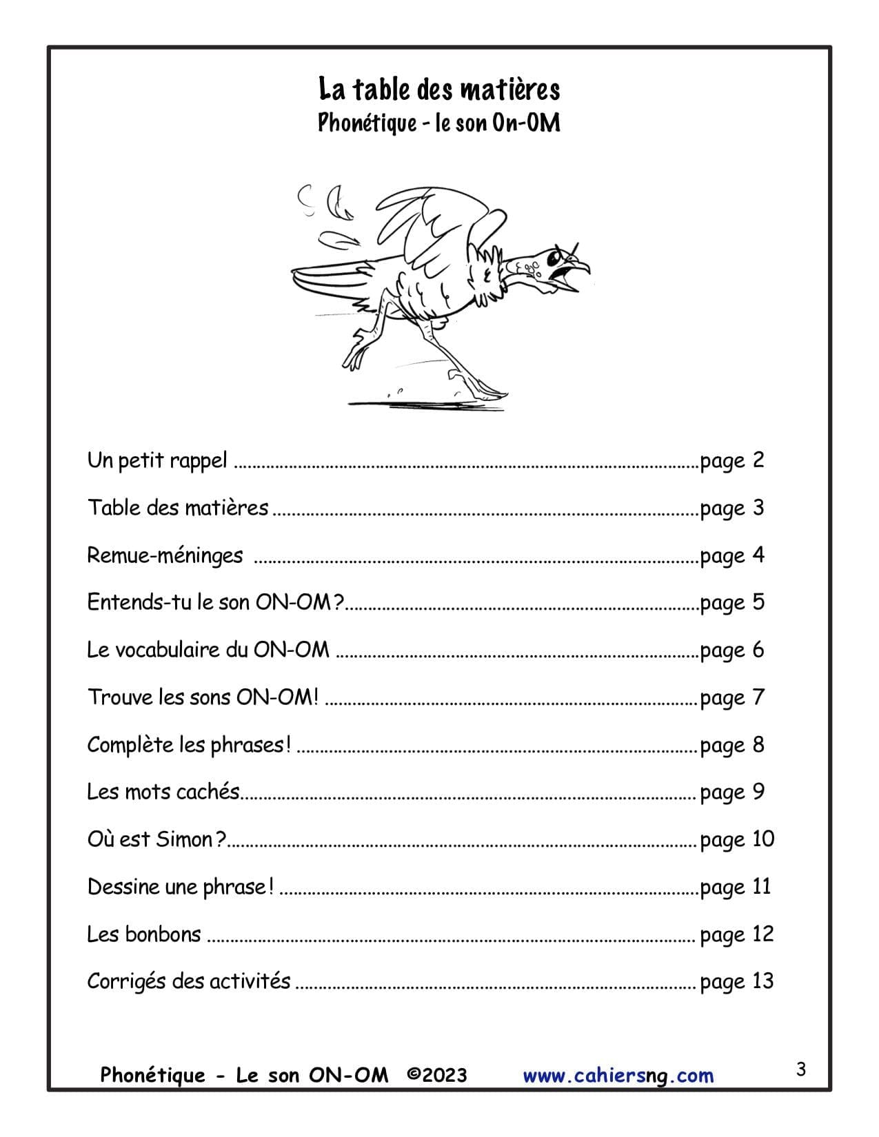 Phonétique - Le son ON-OM (2e/3e années) - NOUVEAUTÉ ! – Image 2