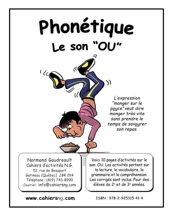 Phonétique - Le son OU (2e/3e années) - NOUVEAUTÉ !