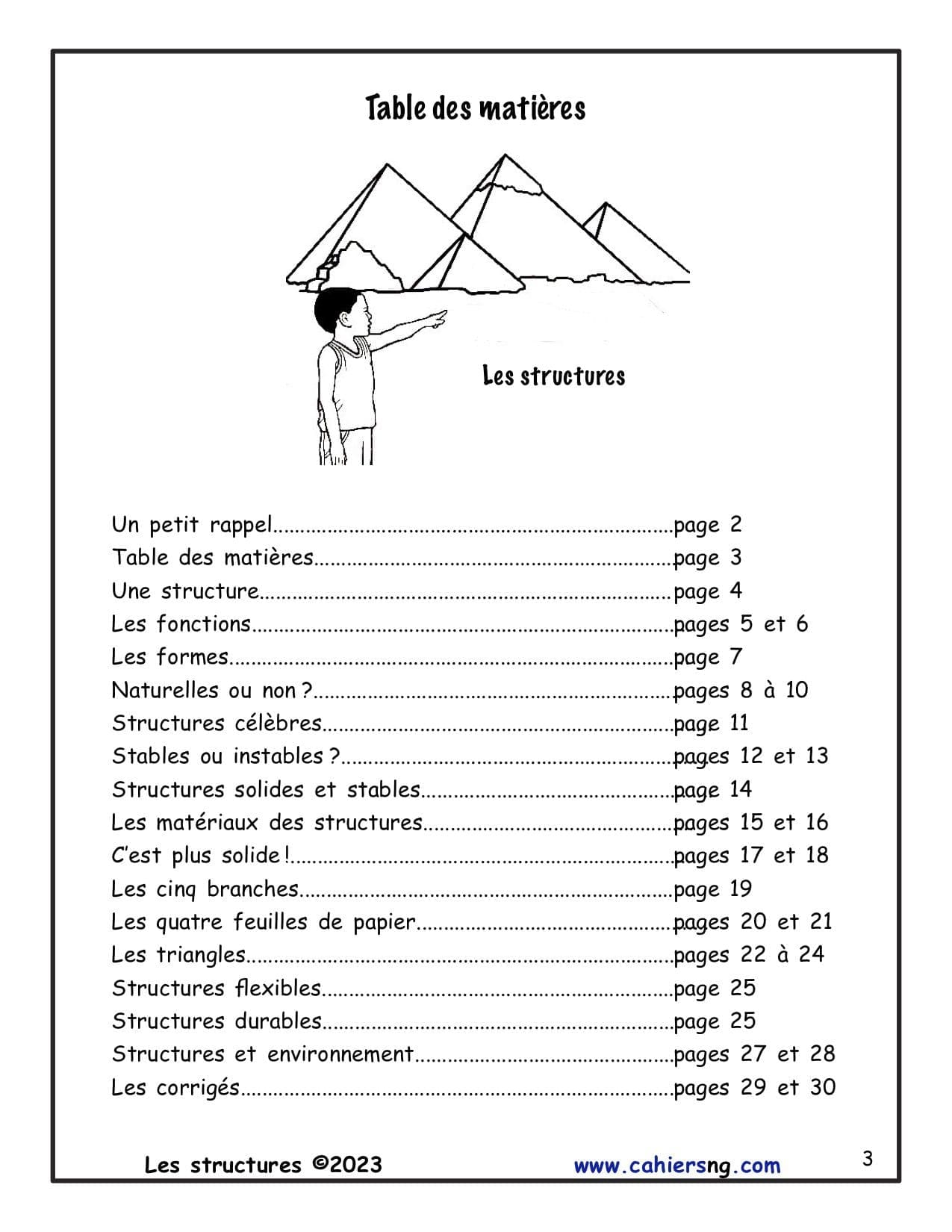 Les structures (3e/4e) - Nouvelle série ! – Image 2