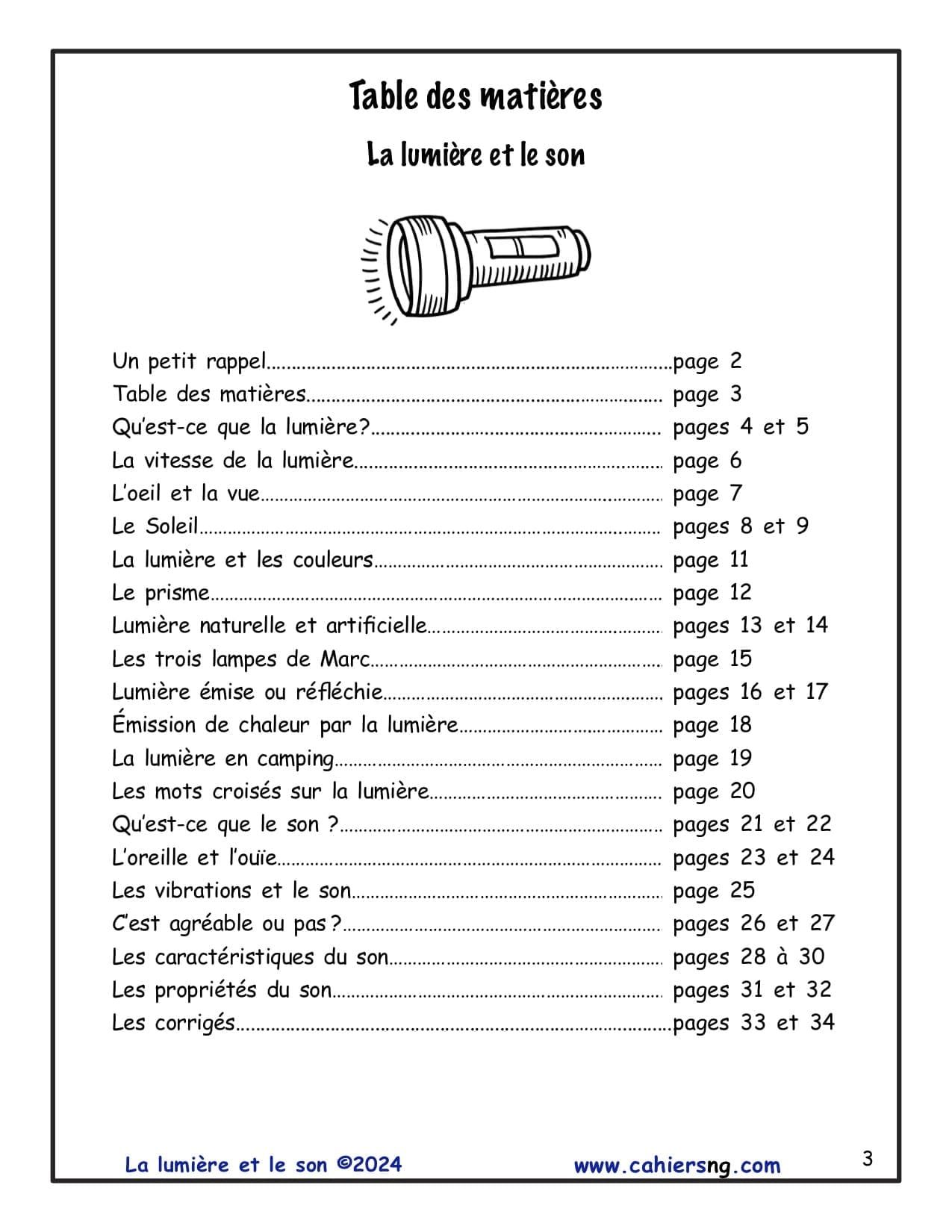 La lumière et le son (4e) - Nouvelle série ! – Image 2
