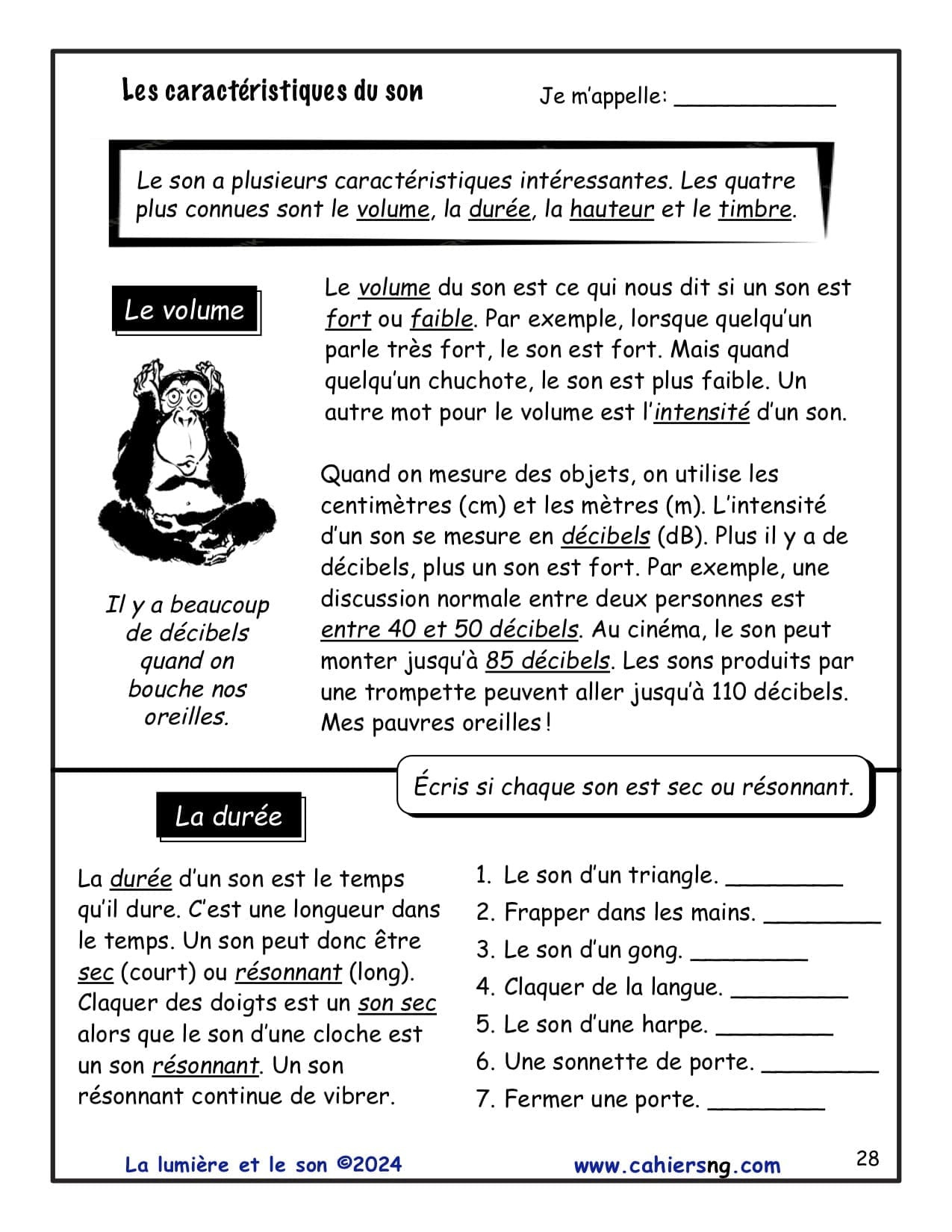 La lumière et le son (4e) - Nouvelle série ! – Image 4