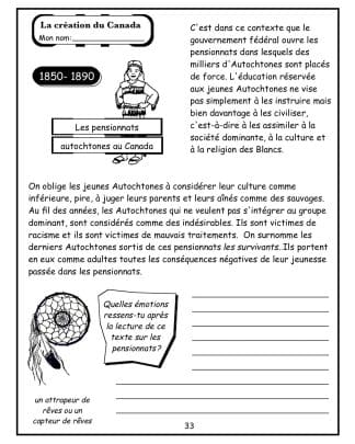 La création du Canada #1 - Les pensionnats