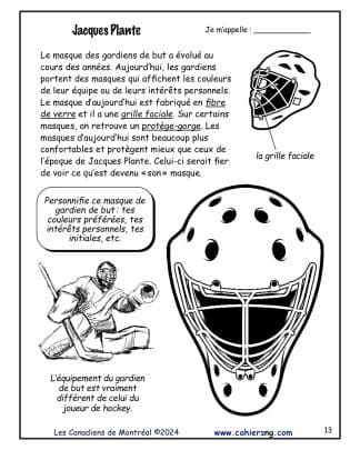 Les Canadiens de Montréal (6e/7e) - Jacques Plante