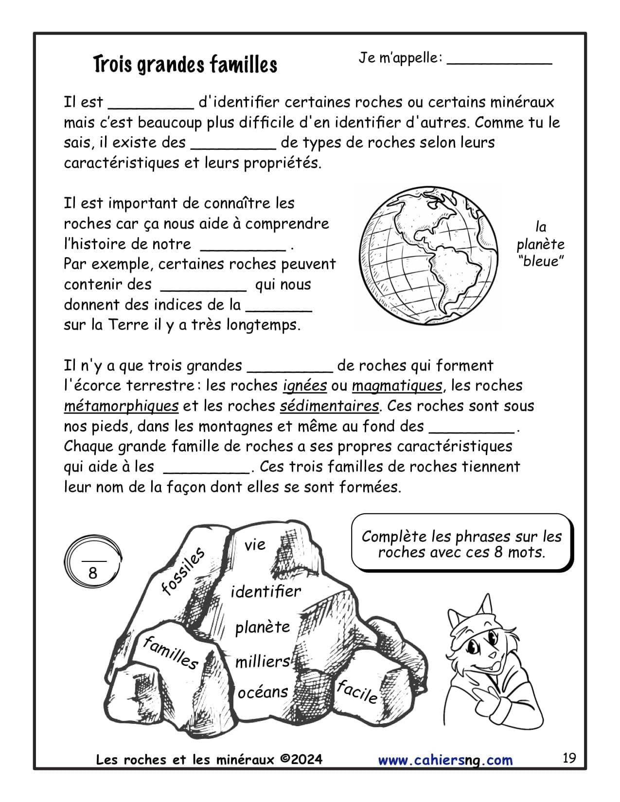 Les roches et les minéraux (4e/5e) - Nouvelle série ! NOUVEAUTÉ ! – Image 4