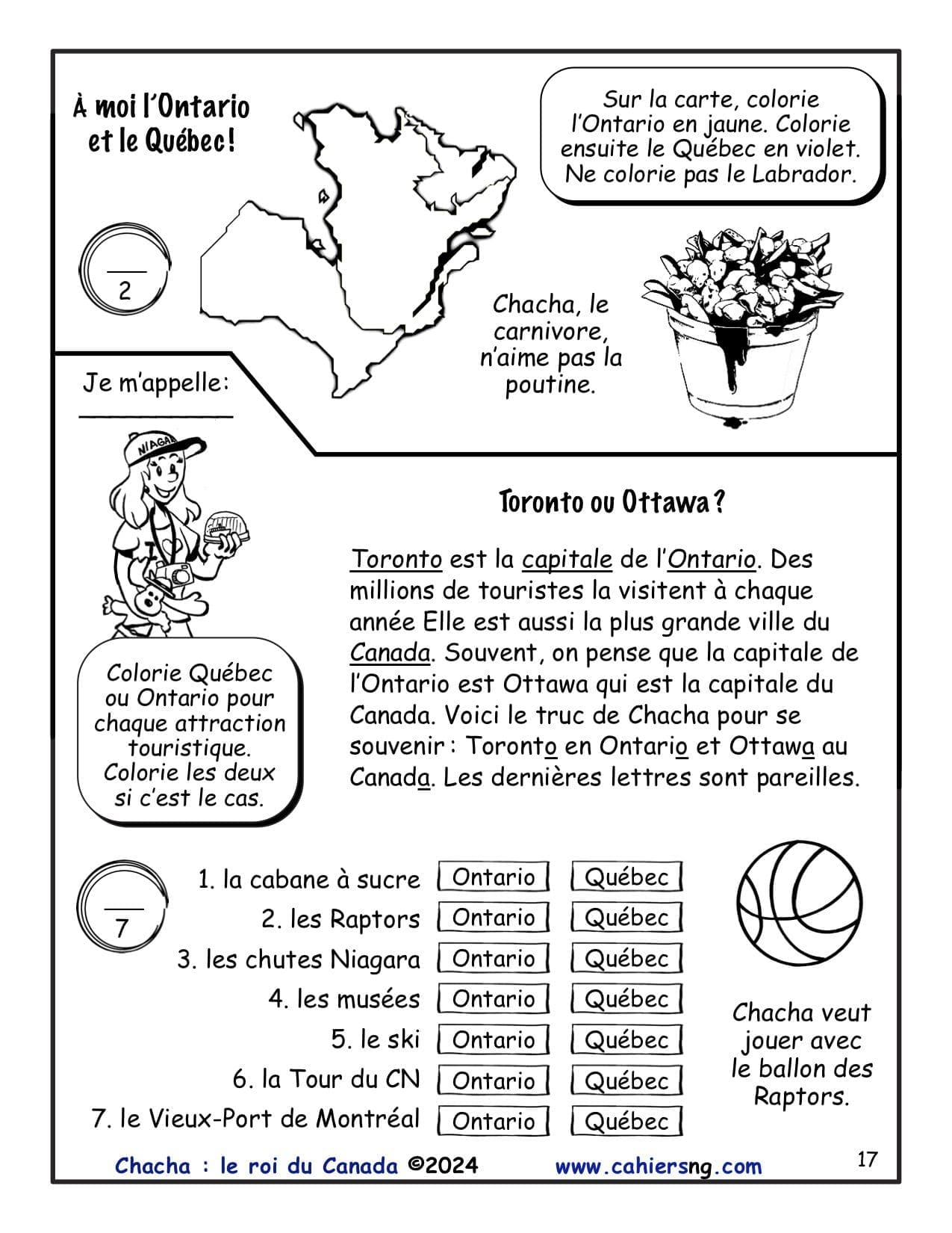 Chacha : le roi du Canada (4e année)– NOUVEAUTÉ ! – Image 5