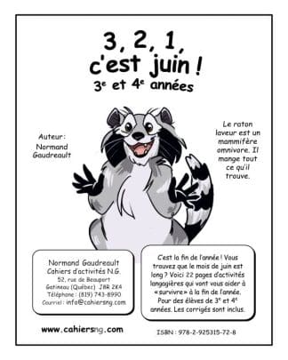 3, 2, 1, c'est juin ! - 3e/4e années - Nouveauté !