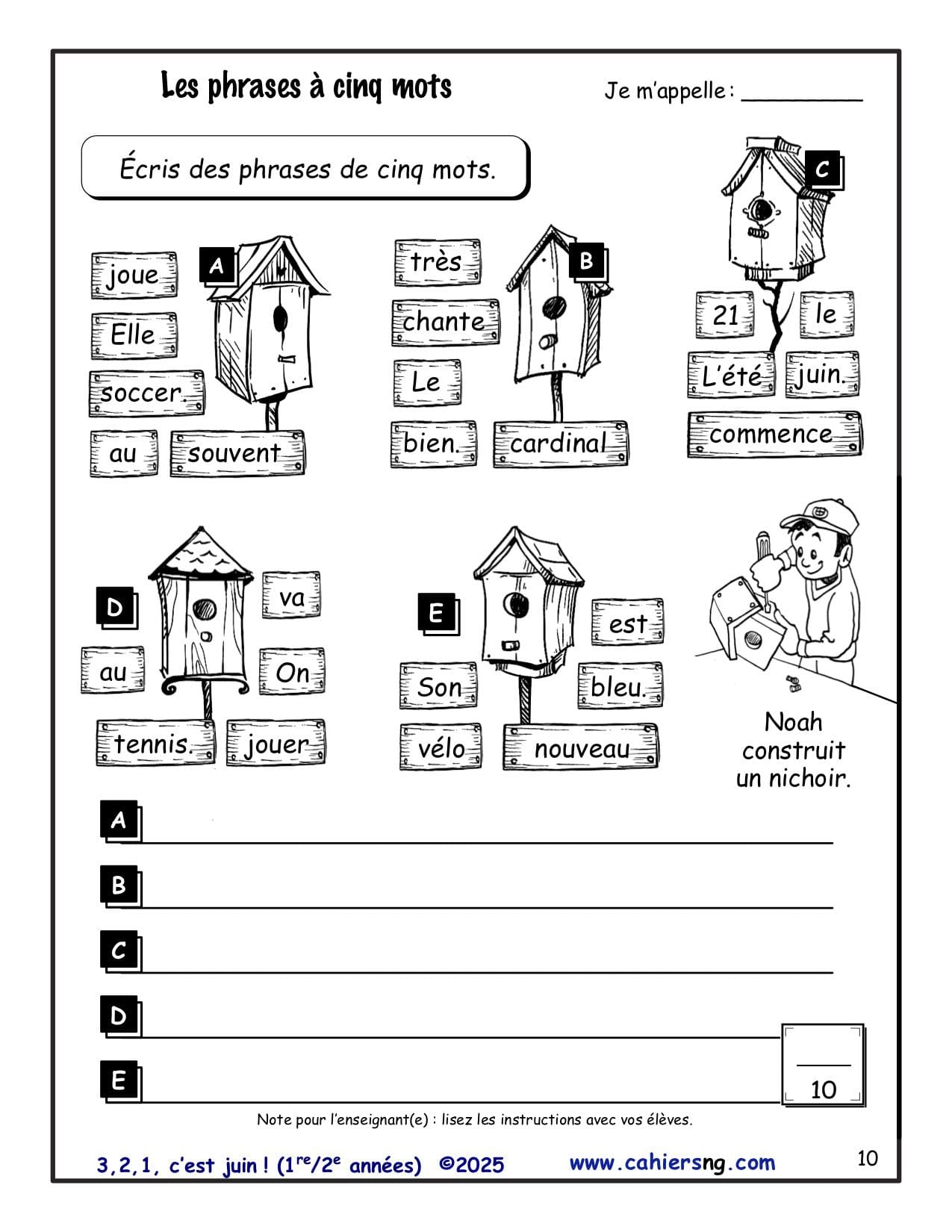 3, 2, 1, c'est juin ! - 1re/2e années - NOUVEAUTÉ ! – Image 4