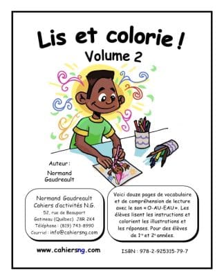 Lis et colorie ! - Volume 2 (1re/2e années) - NOUVEAUTÉ !